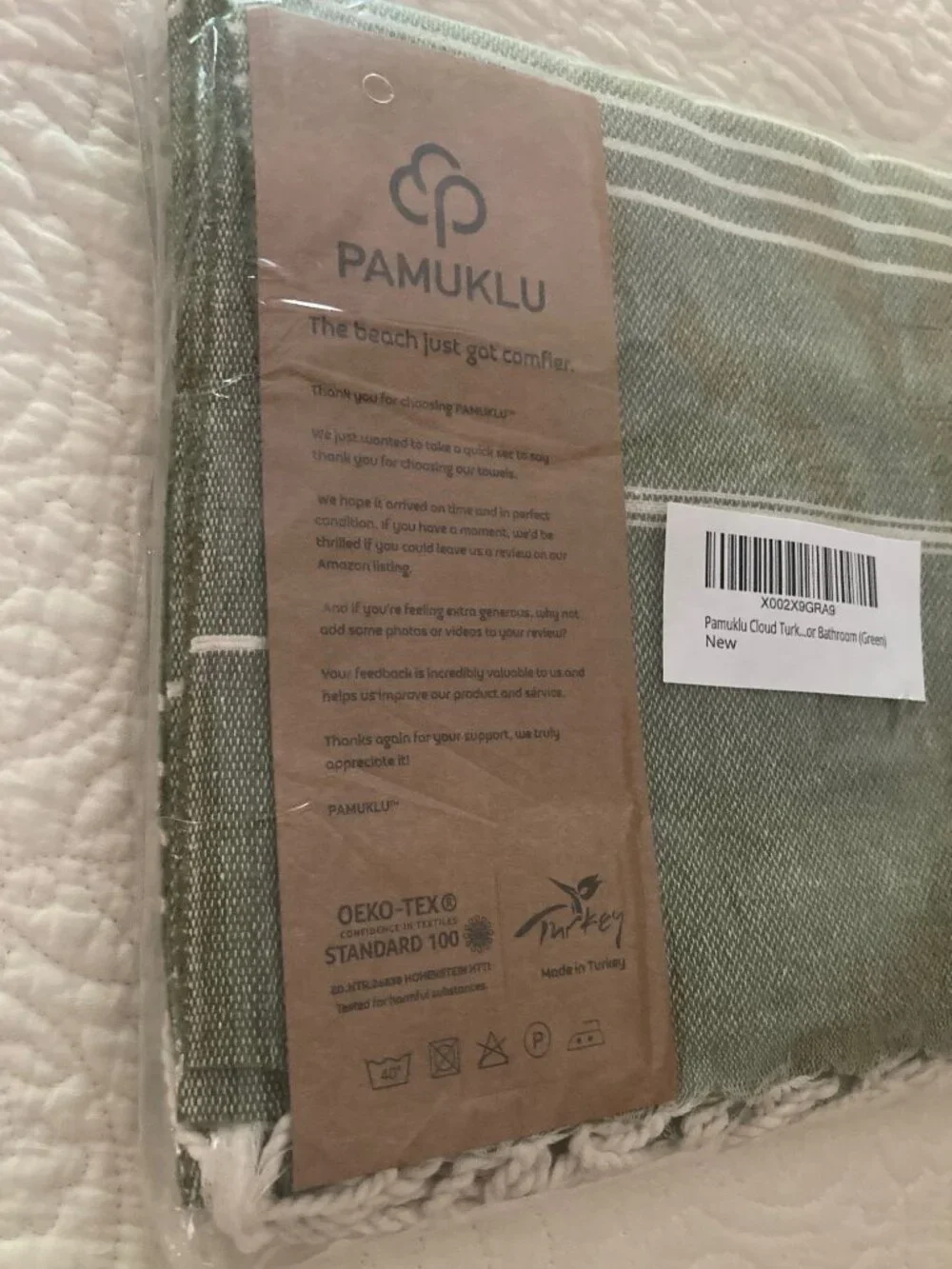 Pamuklu Cloud Oversized Turkish Beach Towel/Blanket